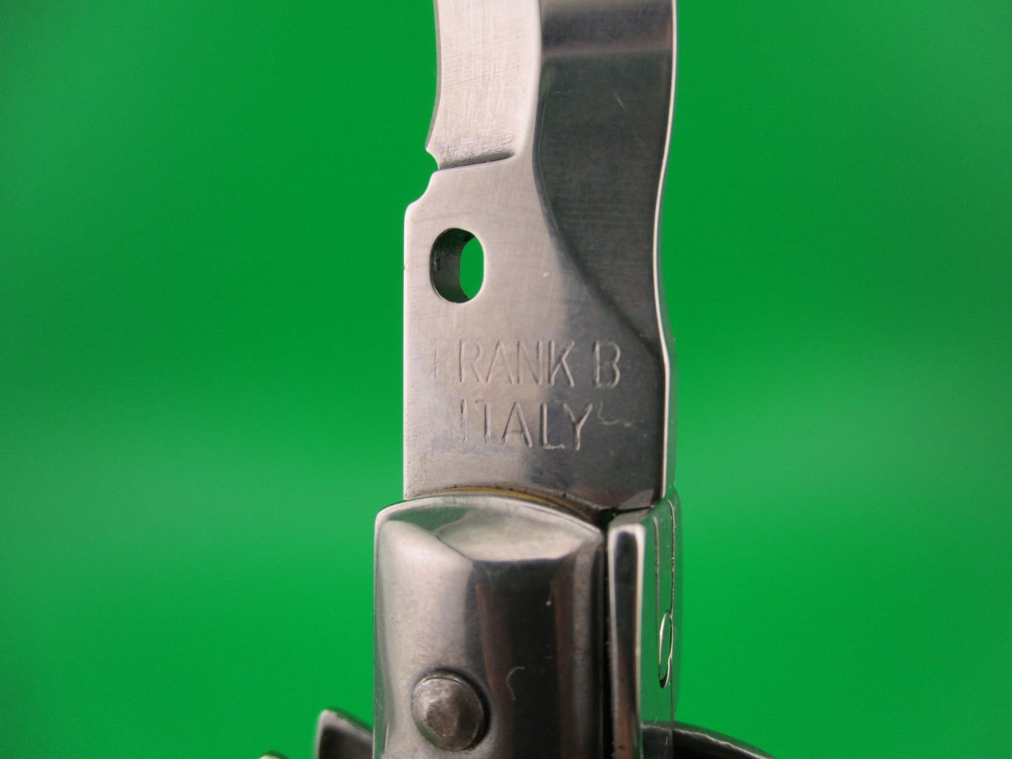 FRANK B ITALY 28cm Italian Picklock Stag KRIS blade automatic knife Bullet safety