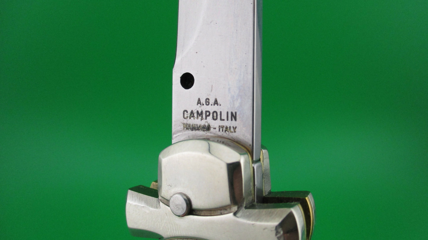 Z AGA CAMPOLIN 28cm Italian Maltese Cross Brazilian horn automatic knife