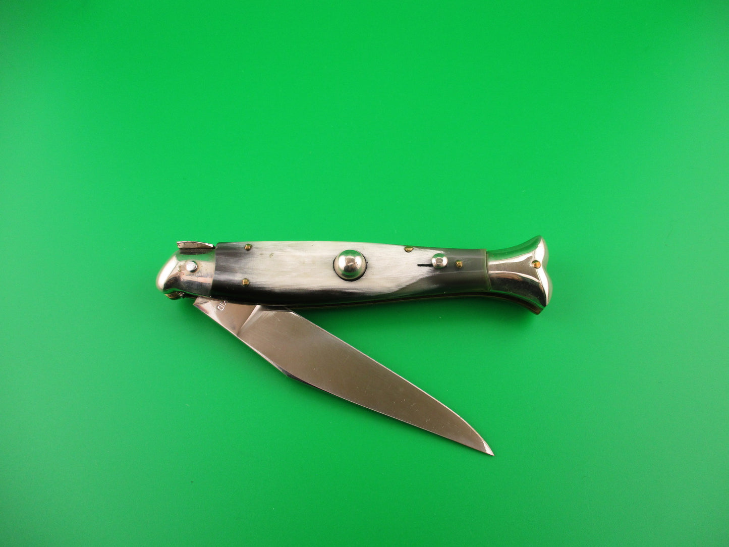 INOXID 20cm Italian Picklock Fishtail Vintage automatic knife
