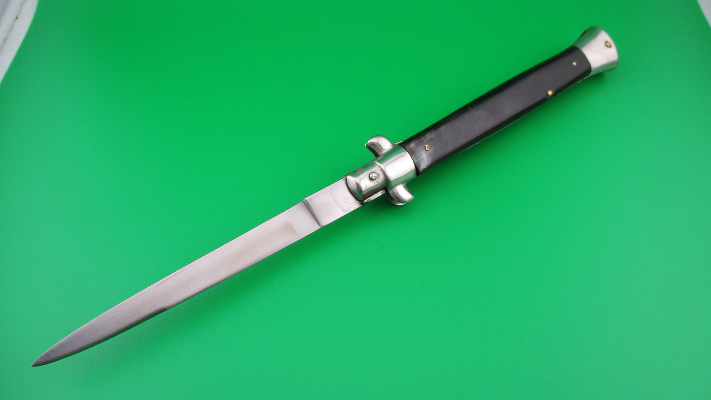 WANDY INOX 28cm Italian Stiletto Swivel bolster automatic knife