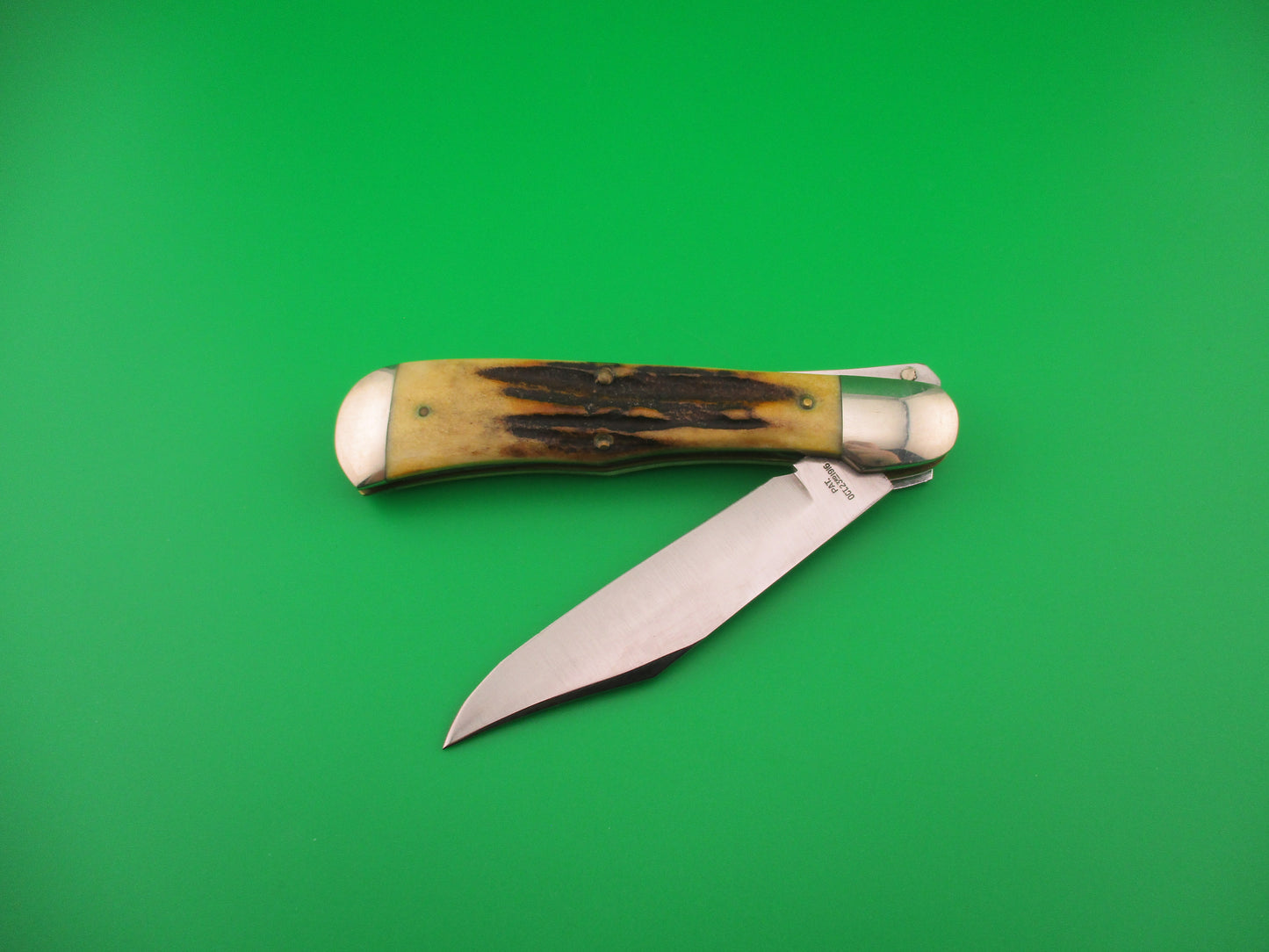 Aerial AC MFG Co Marinette, WIS Stag Lever K112 switchblade knife