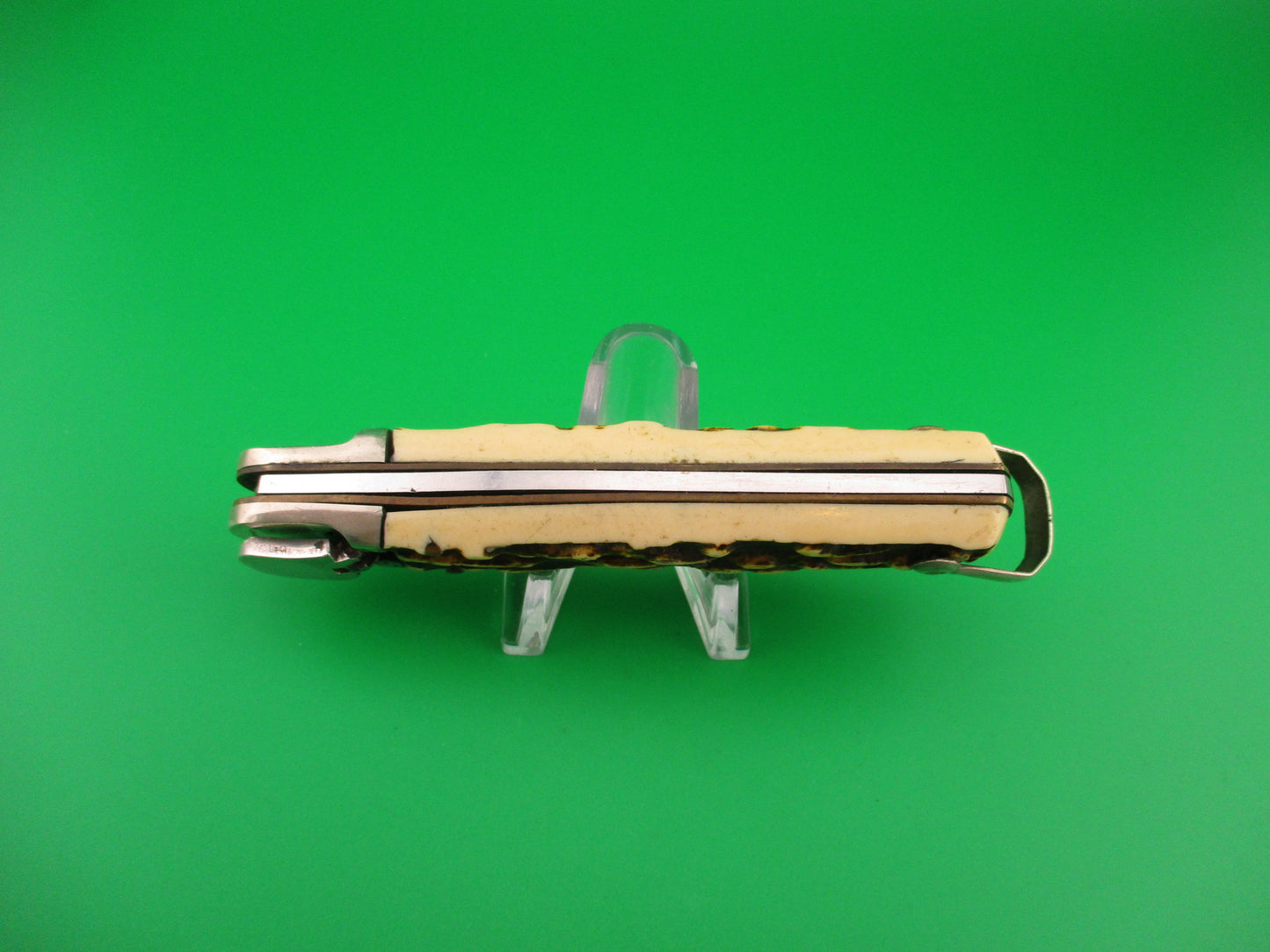MAKINOX 18cm French Lever Imitation Stag Vintage automatic knife