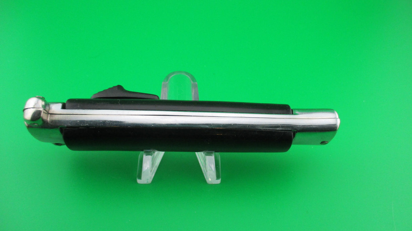 z PATENT ROSTFREI 21cm Italian Vintage OTF DA Rosa Uliana Primo automatic black knife NOS