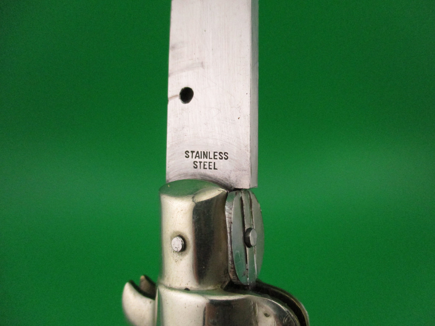 STAINLESS STEEL 28cm Japanese Picklock Black Vintage automatic knife