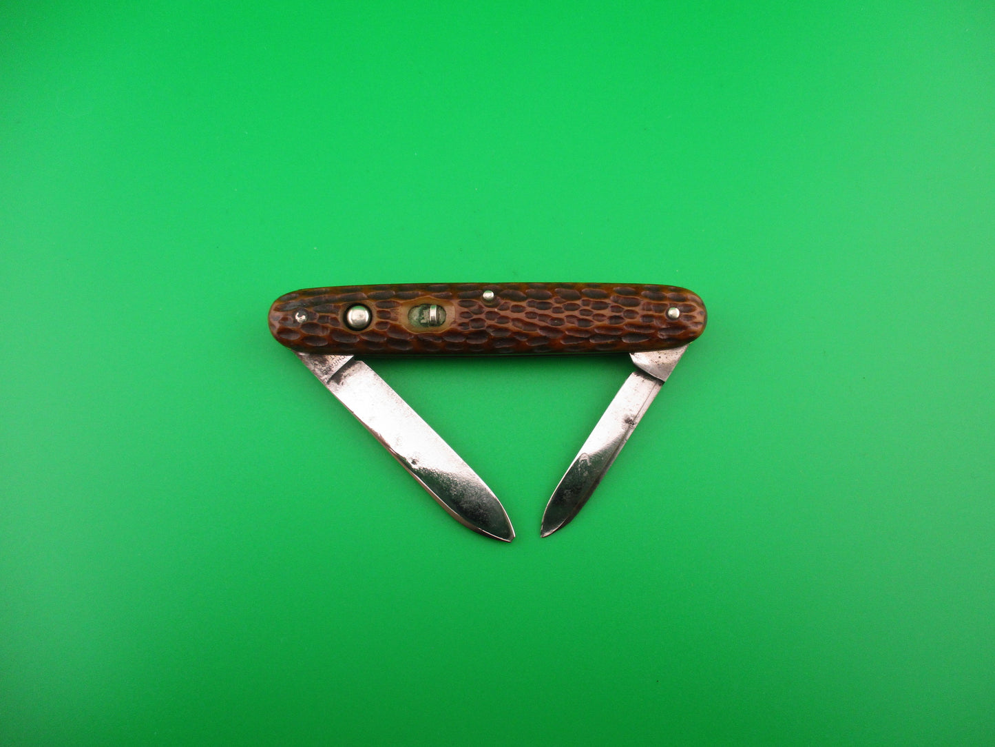 Schrade Cut Co Medium Bone double 7403 vintage automatic knife