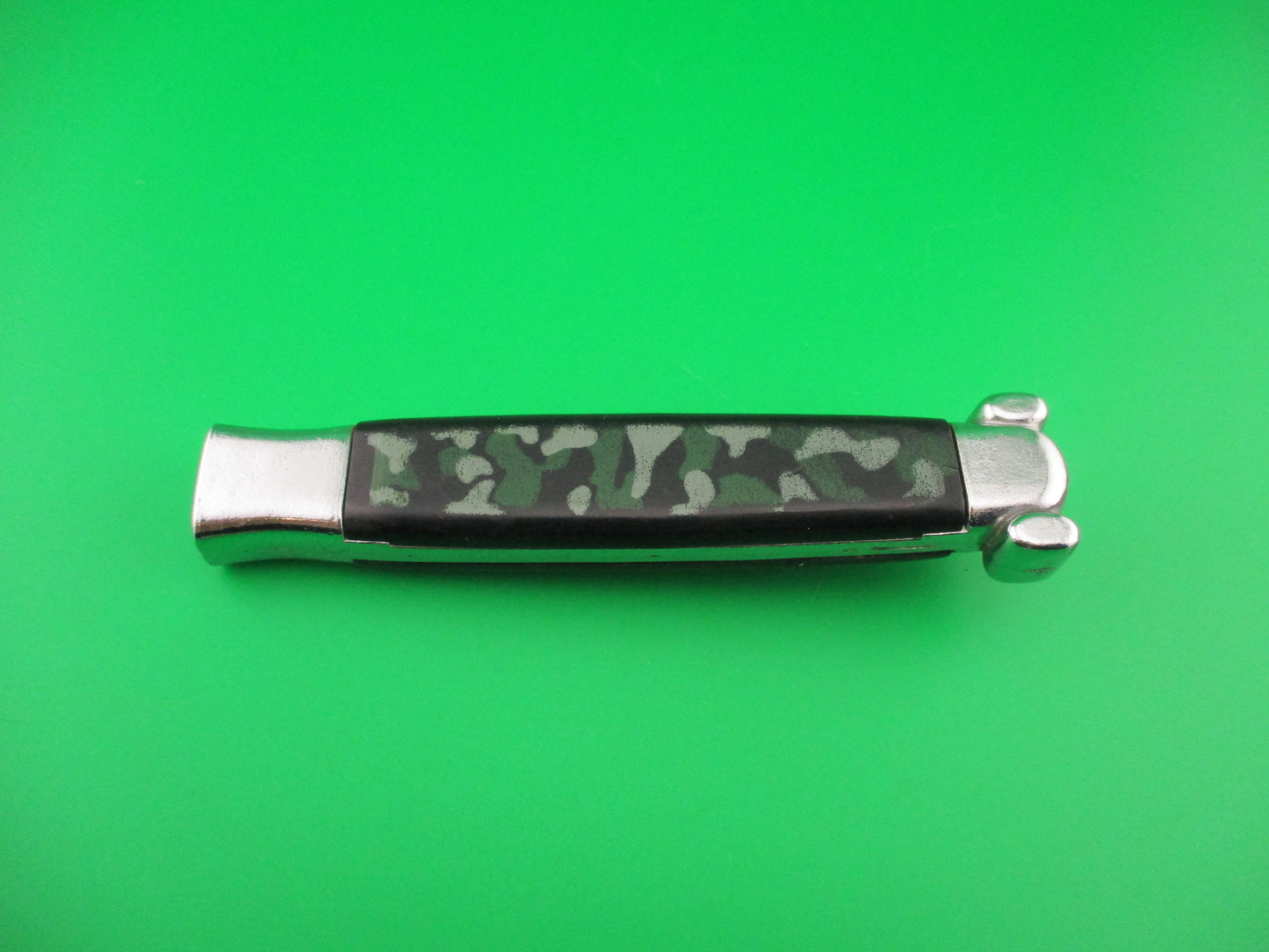 STAINLESS ROSTFREI 20cm OTF DA Camo automatic knife vintage 1990s