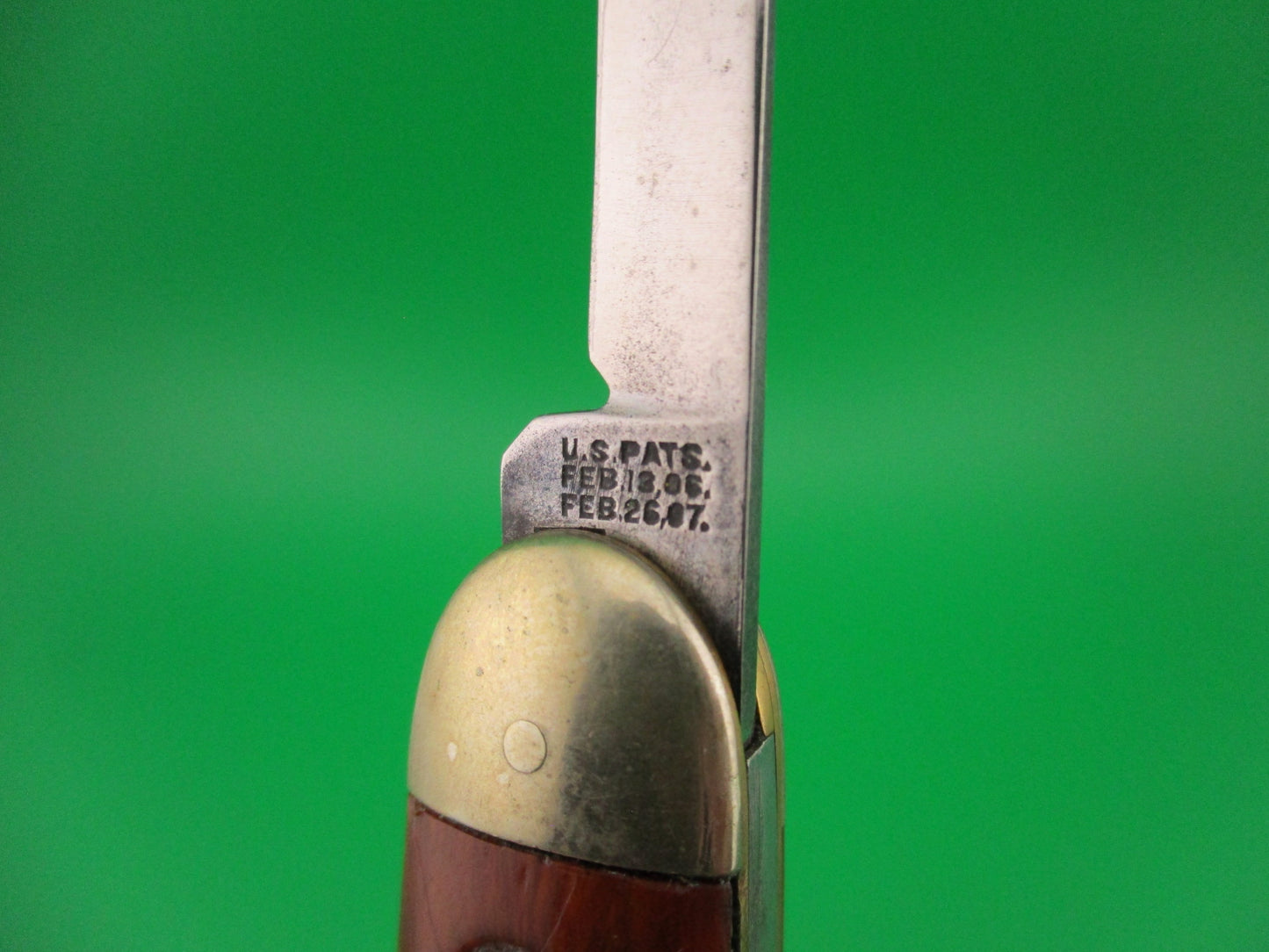 Early SCHRADE CUT CO Large 3 3/4" double switchblade Cocobolo w Full Bolsters