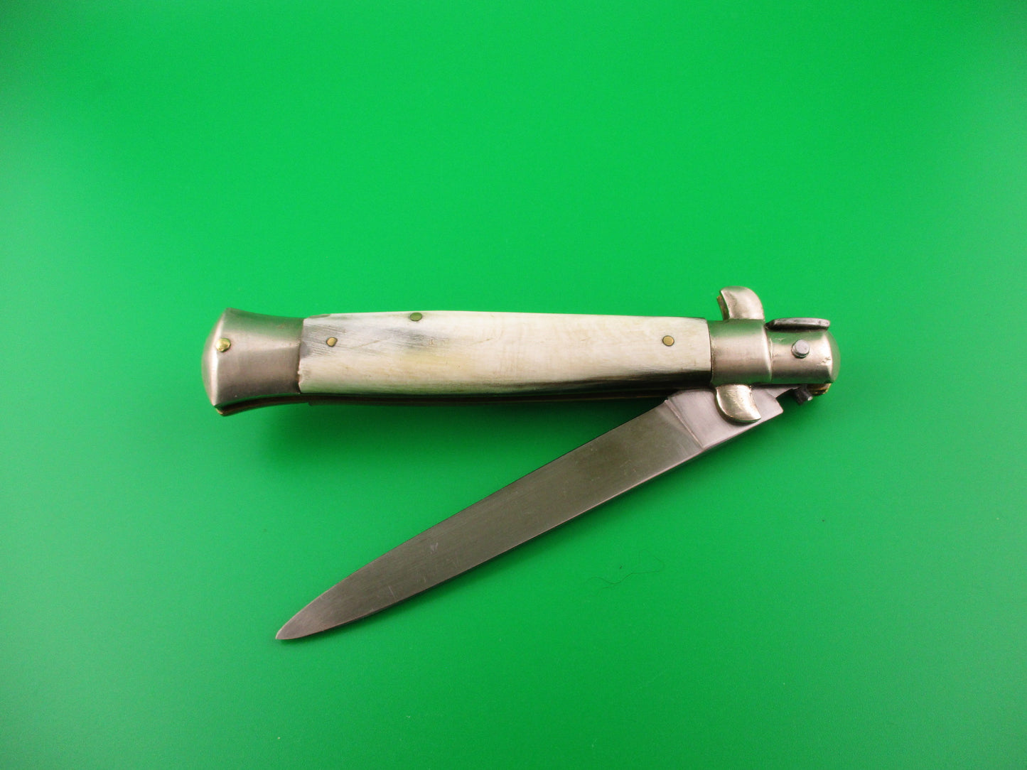 Rostfrei 23cm Italian Transitional Stiletto Horn vintage automatic knife