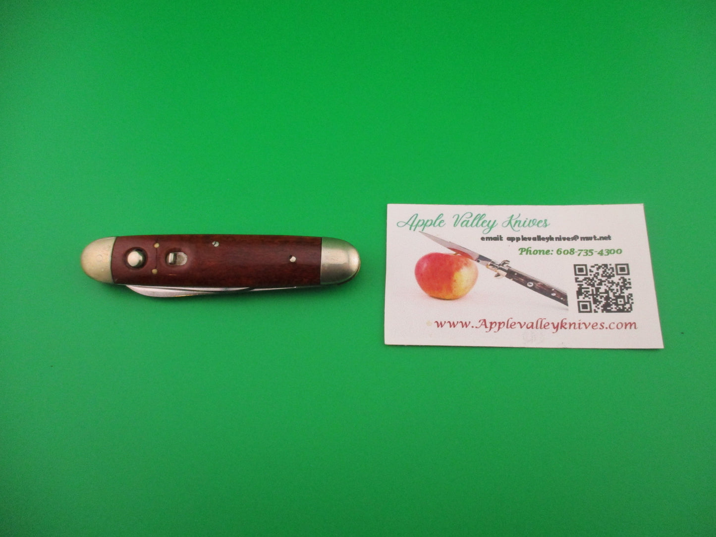 Early SCHRADE CUT CO Large 3 3/4" double switchblade Cocobolo w Full Bolsters