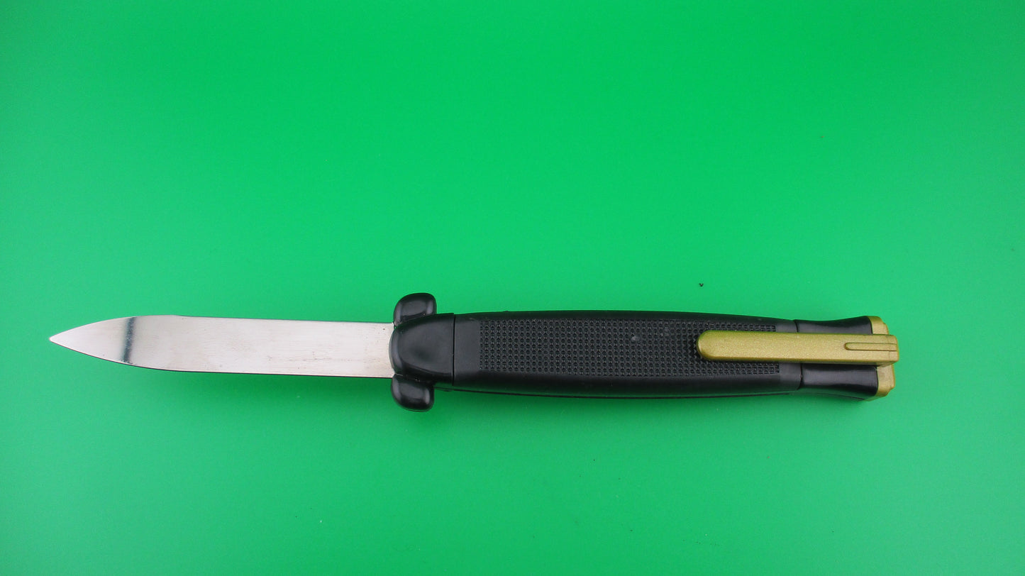 z STAINLESS SUPER-AUTOMATIC OTF DA 21cm Black & Gold switchblade knife