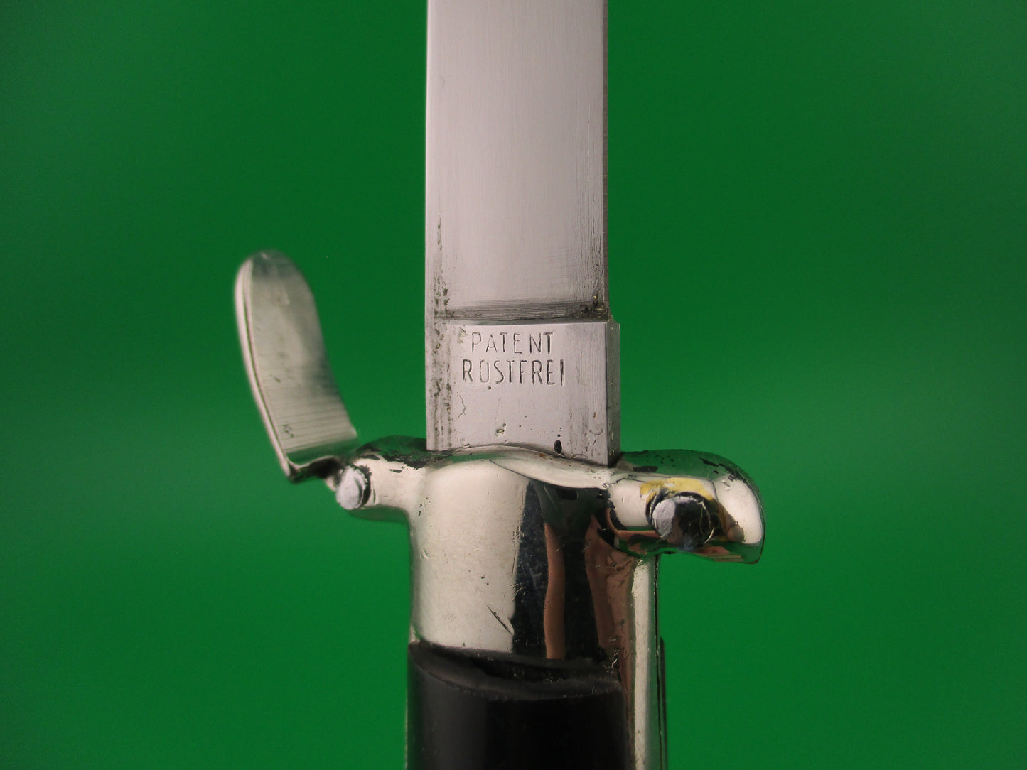 C JUL HERBERTZ 21cm 1960s Italian Trapdoor OTF Red dot switchblade knife