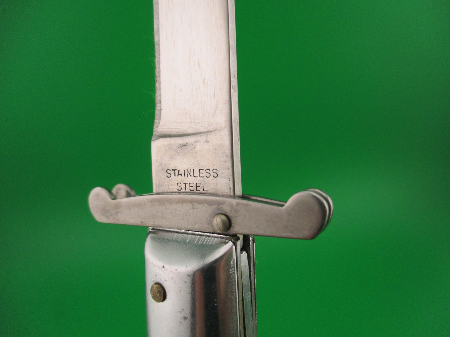 STAINLESS STEEL 26cm KORIZZY Korean large Rizzuto clone vintage automatic knife