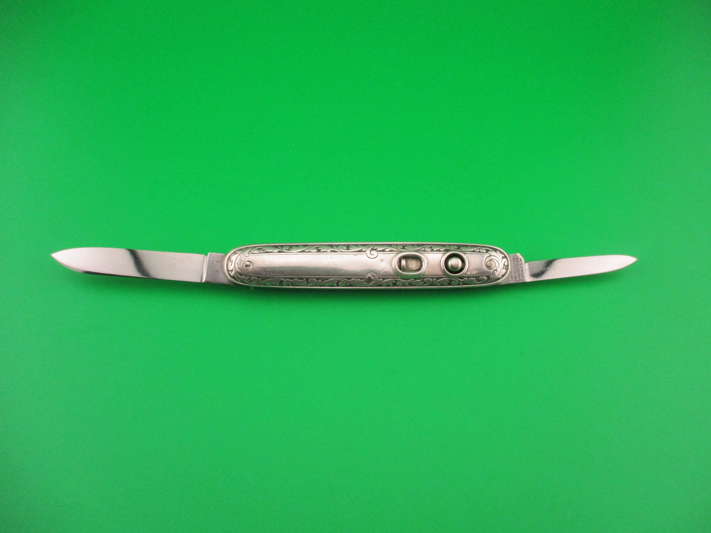 SHAPLEIGH HDW CO DE S13SS Medium Sterling double vintage automatic knife