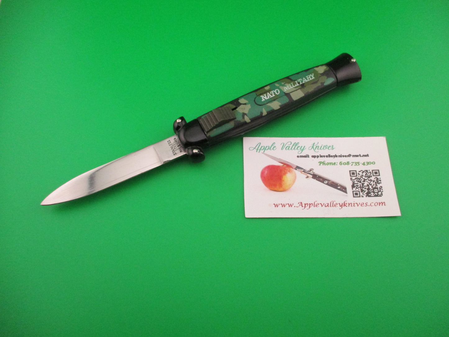 STAINLESS STEEL MADE IN KOREA 21cm NATO MILITARY OTF DA NOS