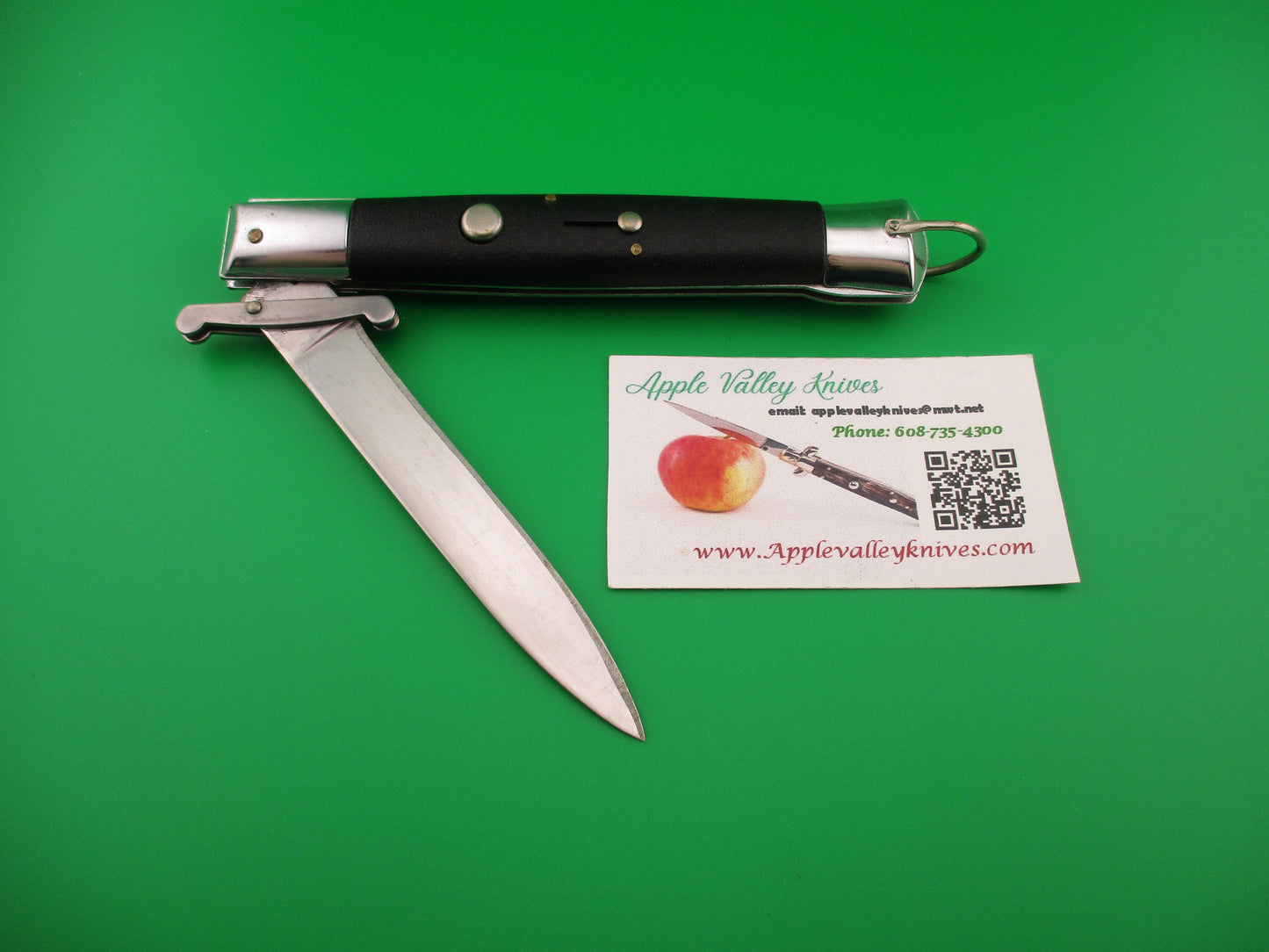 STAINLESS STEEL 26cm KORIZZY Korean large Rizzuto clone vintage automatic knife