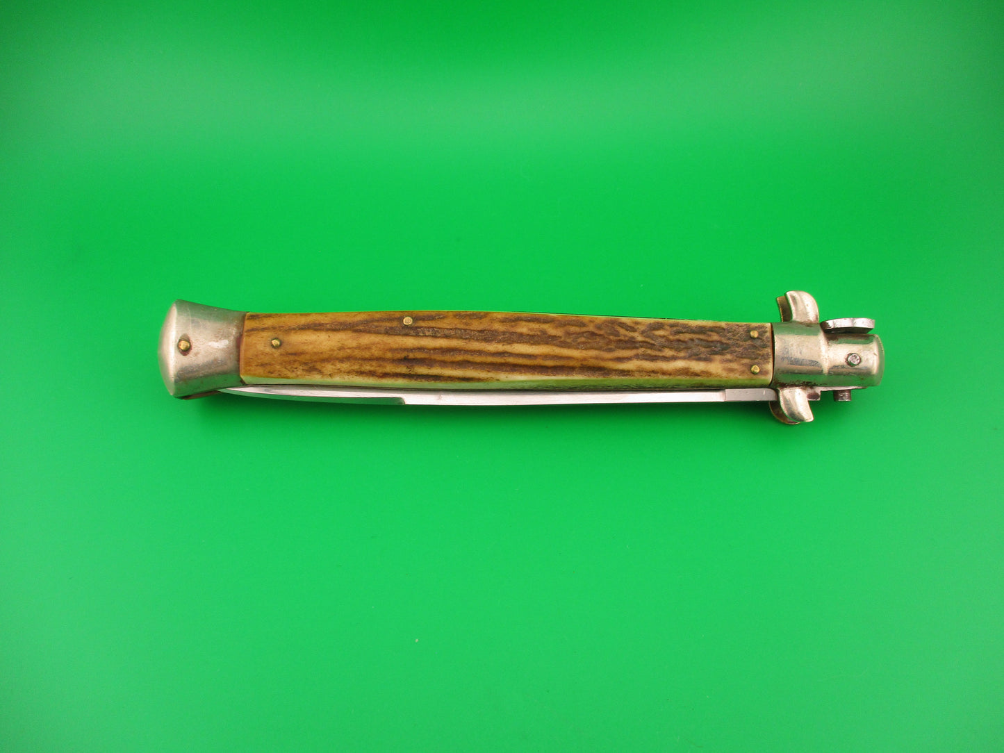 Rostfrei (slant) 33cm Italian Transitional Pearlex Stiletto Vintage automatic knife