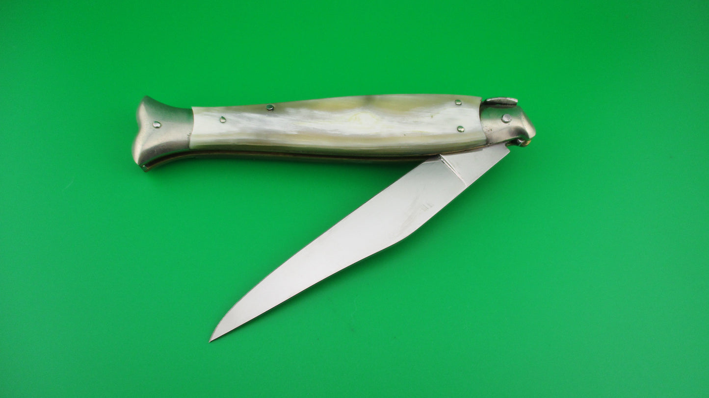 z Sterile 25m Italian Fishtail picklock light horn automatic knife