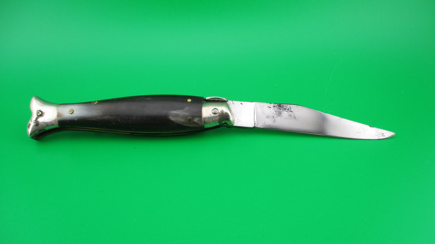 MADE IN ITALY 16cm Italian Fishtail 1950s Vintage automatic knife