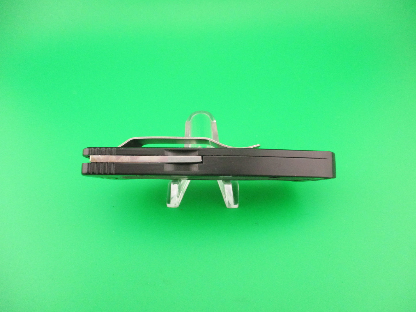 STAINLESS 8" COLT M-16 style Hidden Release DA Lockback automatic knife w Boot clip