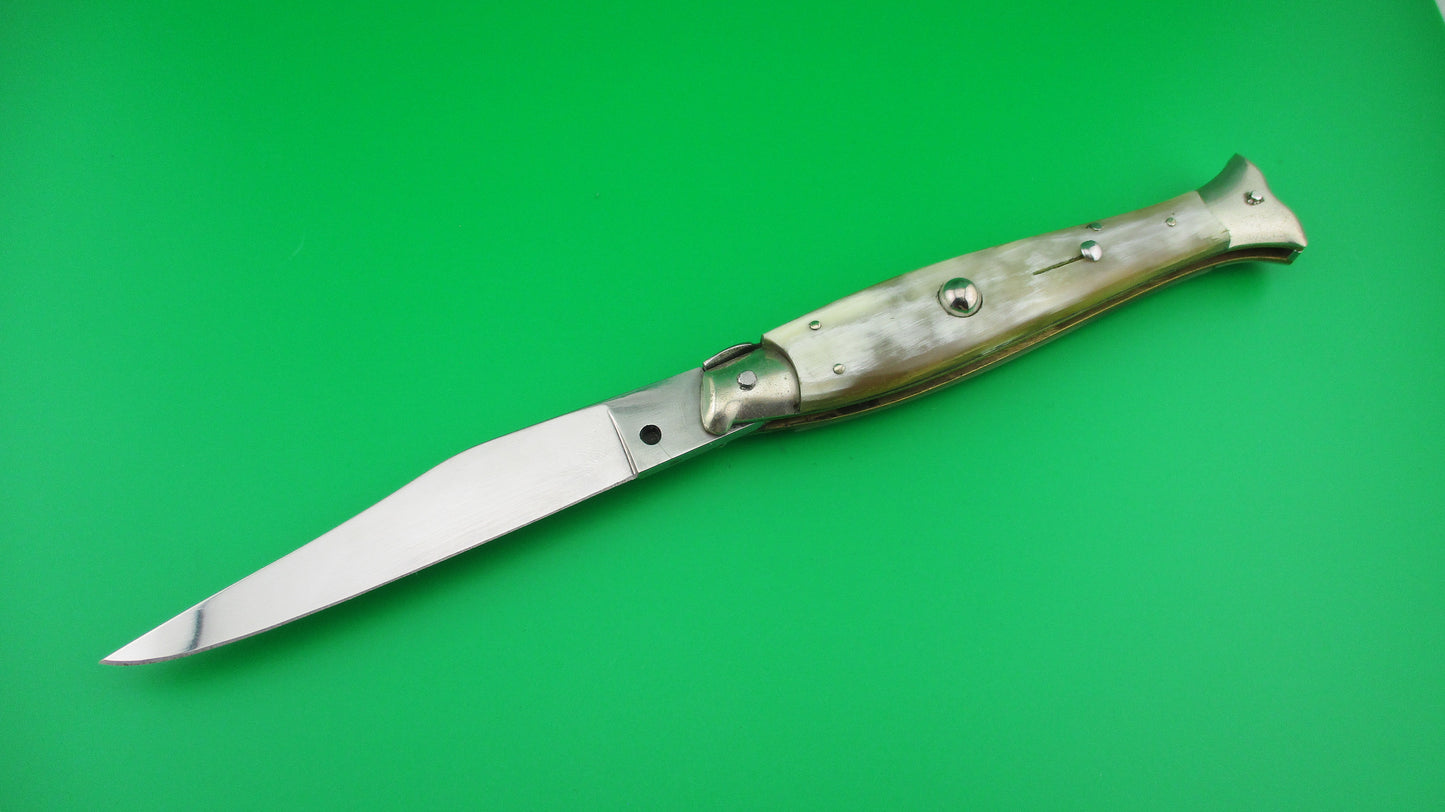 z Sterile 25m Italian Fishtail picklock light horn automatic knife