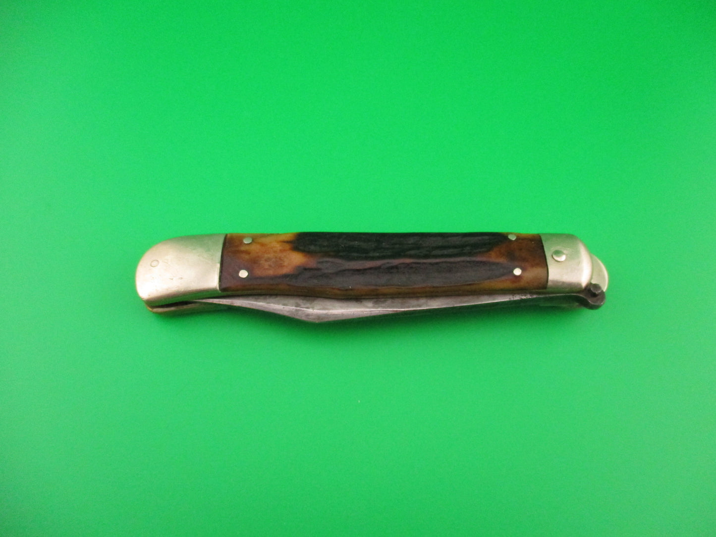 UNION CUT CO OLEAN NY USA Antique Teardrop Lever automatic knife