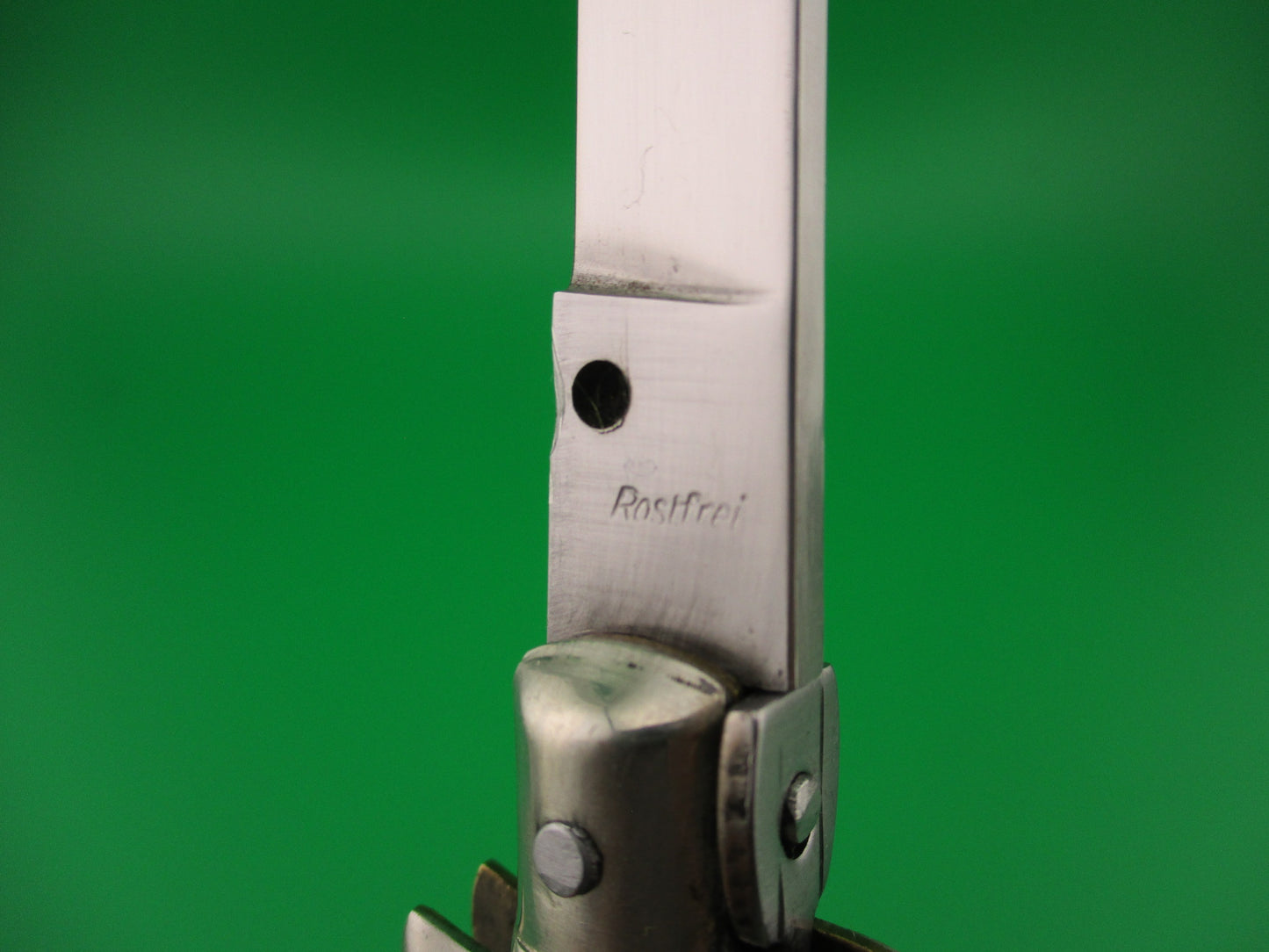 Rostfrei 23cm Italian Transitional Stiletto Horn vintage automatic knife