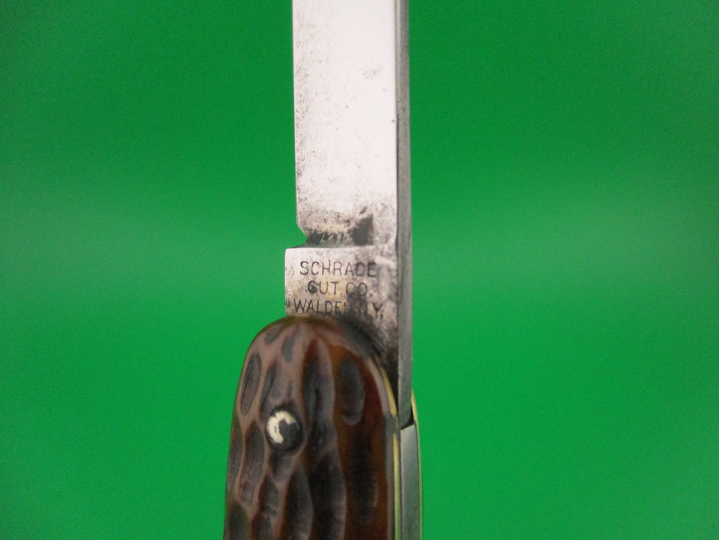 Schrade Cut Co Medium Bone double 7403 vintage automatic knife