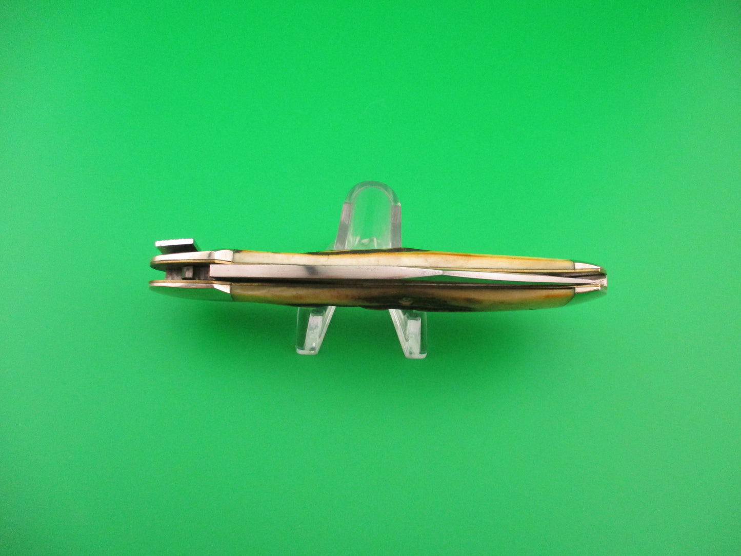 Aerial AC MFG Co Marinette, WIS Stag Lever K112 switchblade knife