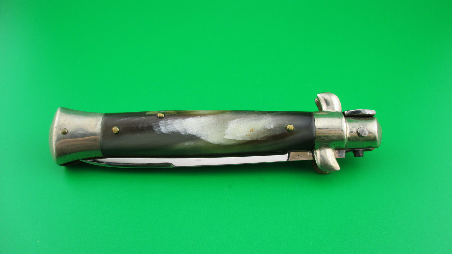 C. Jul Herbertz IMPORT 20cm Italian Transitional Stiletto Red dot switchblade knife NOS