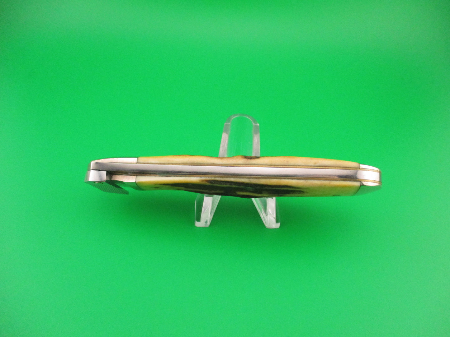 Aerial AC MFG Co Marinette, WIS Stag Lever K112 switchblade knife