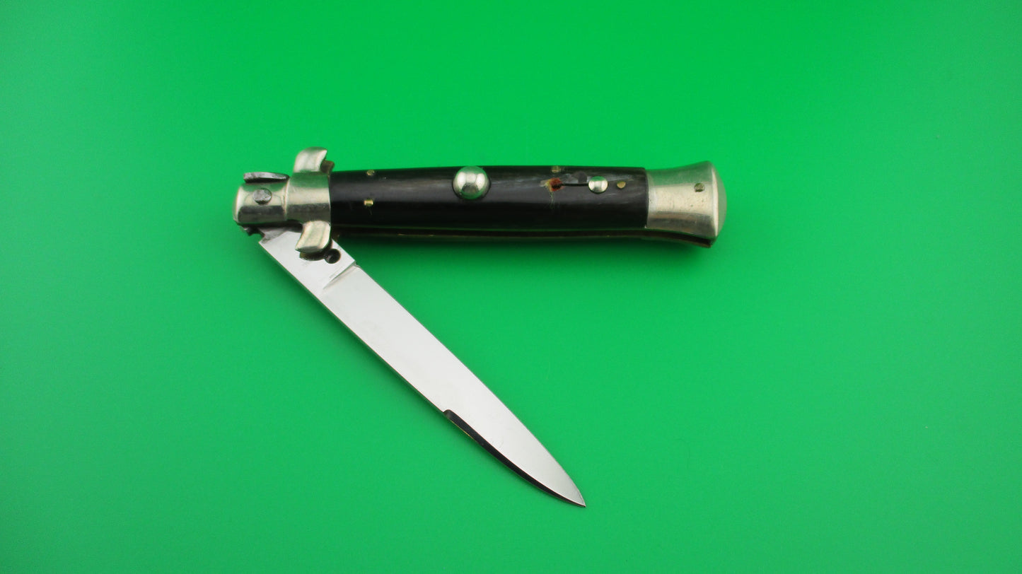 C. Jul Herbertz IMPORT 20cm Italian Transitional Stiletto Red dot switchblade knife NOS