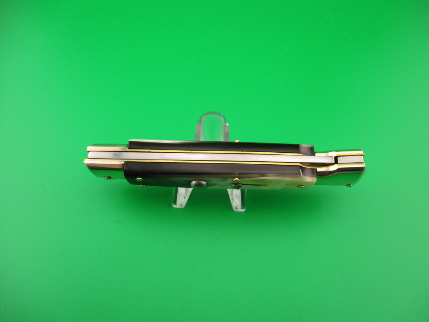 AGA CAMPOLIN 23cm Italian Swing Guard Horn Bayonet blade automatic knife