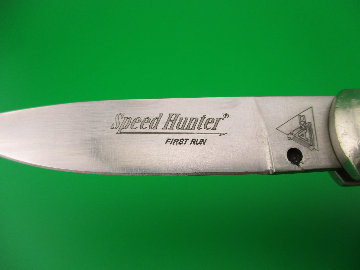 AKC MADE IN ITALY STAINLESS STEEL 18cm Italian Stag Speed Hunter First Run automatic knife
