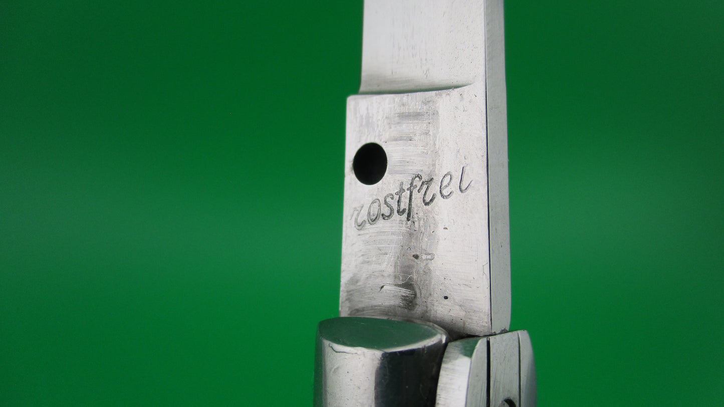 Rostfrei (slant) 20cm Italian Stiletto Stag Rosa Uliana Primo automatic knife