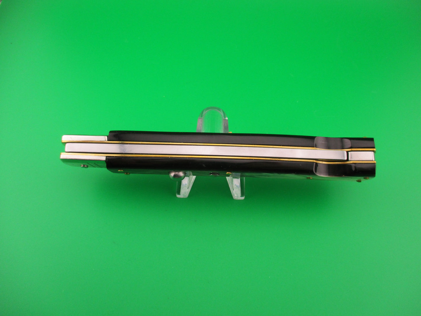 DM Dolphin 28cm Italian SHARK Bayonet lockback Horn handled automatic knife