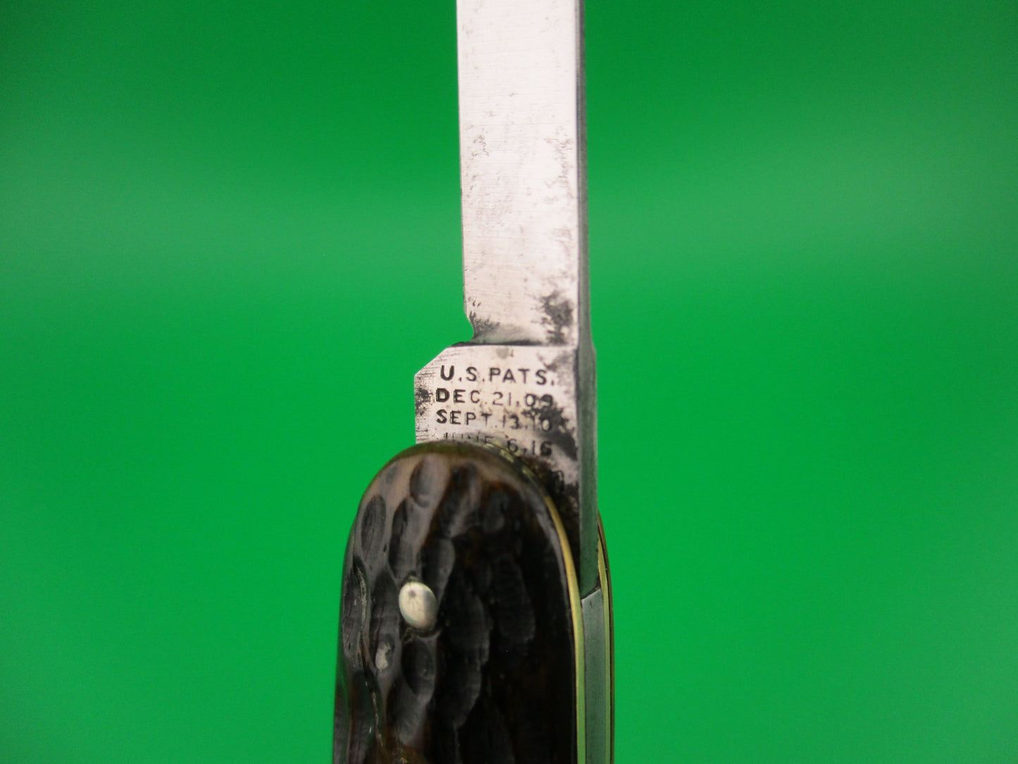 Schrade Cut Co Medium Bone double 7403 vintage automatic knife