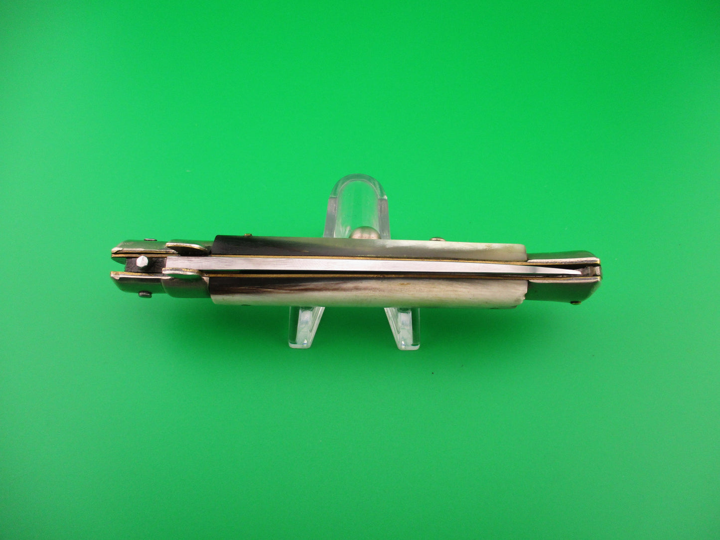 Rostfrei 23cm Italian Transitional Stiletto Horn vintage automatic knife