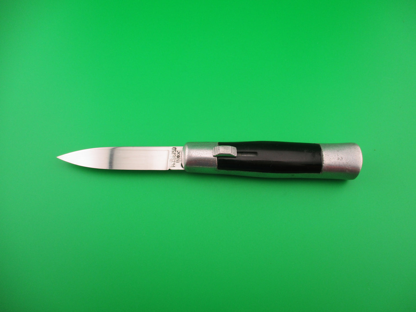 PAT 96750 INOX 18cm Spanish Black Albacete OTF Aluminum automatic knife