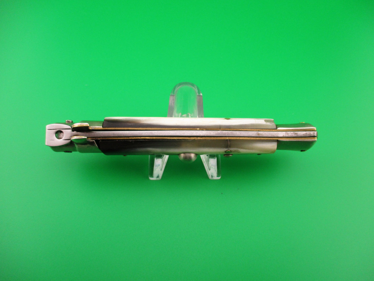 Rostfrei 23cm Italian Transitional Stiletto Horn vintage automatic knife