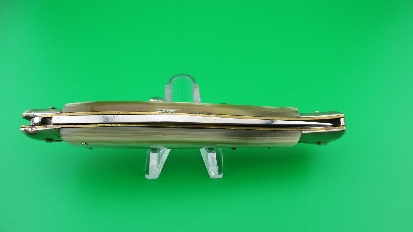 z Sterile 25m Italian Fishtail picklock light horn automatic knife