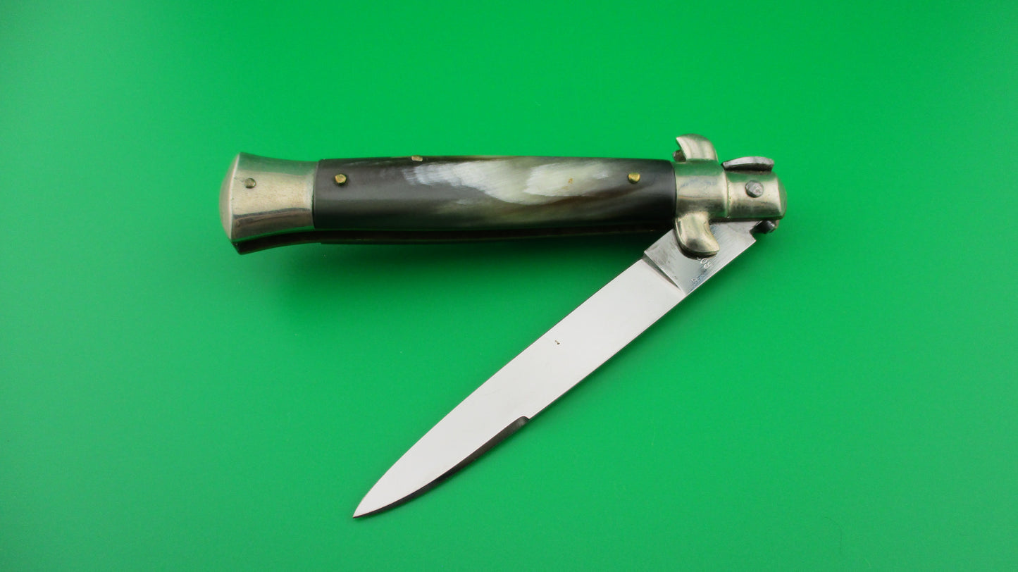 C. Jul Herbertz IMPORT 20cm Italian Transitional Stiletto Red dot switchblade knife NOS