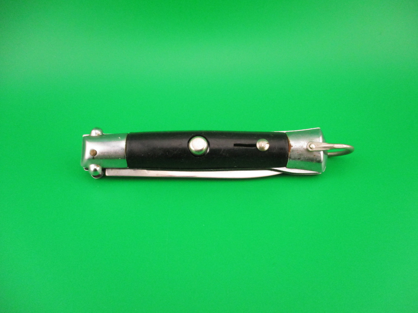 STAINLESS STEEL 17cm Korean Mini guard Rizzuto style automatic knife
