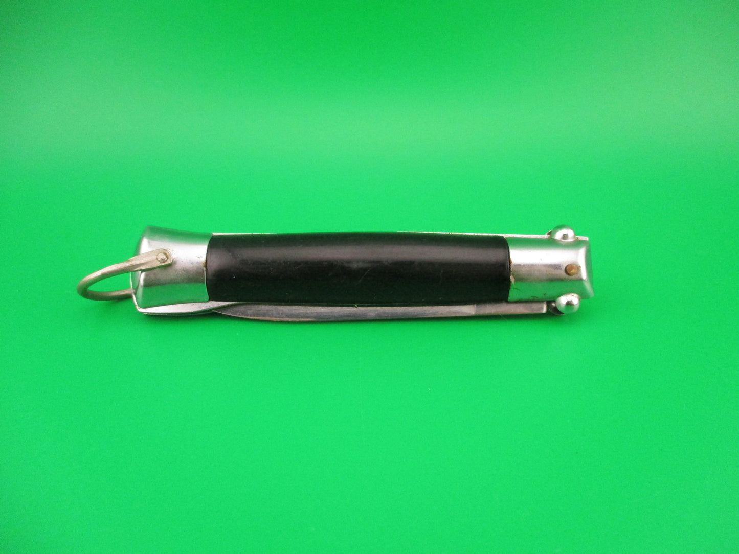 STAINLESS STEEL 17cm Korean Mini guard Rizzuto style automatic knife