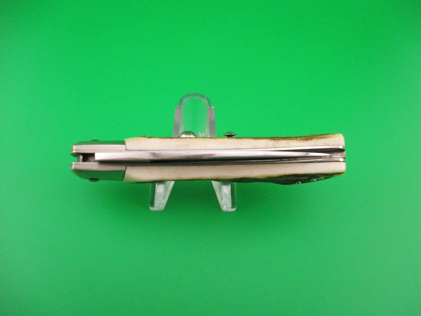 AKC MADE IN ITALY STAINLESS STEEL 18cm Italian Stag Speed Hunter First Run automatic knife