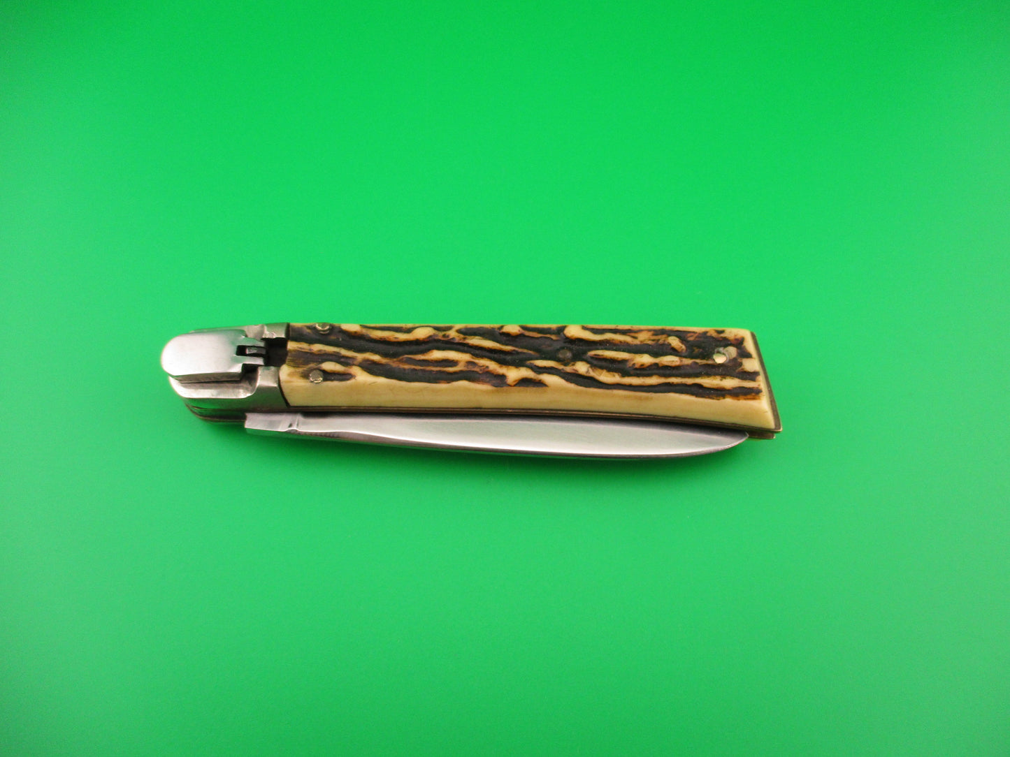 MAKINOX 20cm French Lever Imitation Stag Vintage automatic knife