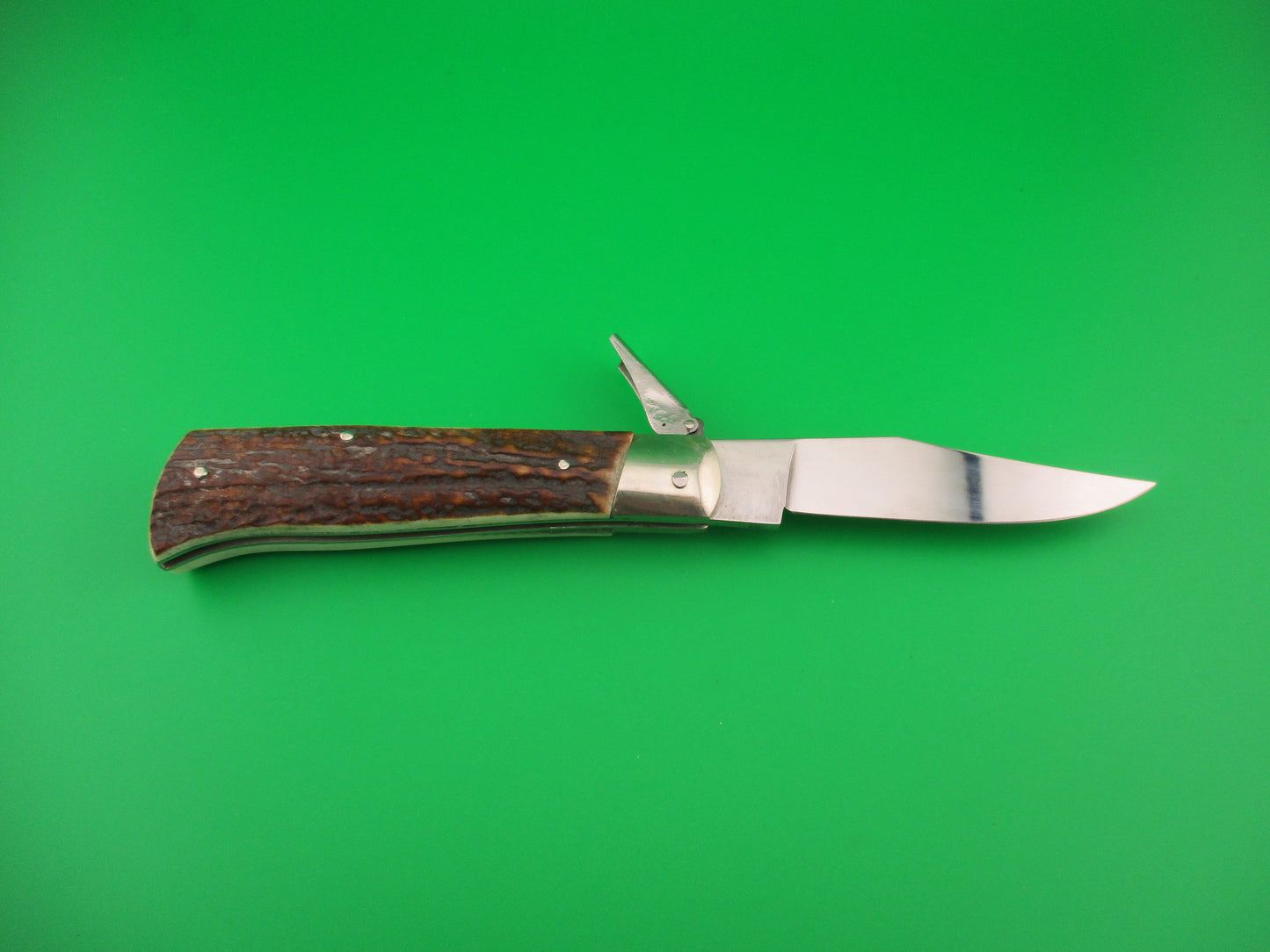 z AGA CAMPOLIN 1947-2007 20cm Italian Stag Camper Oval button fulcrum release automatic