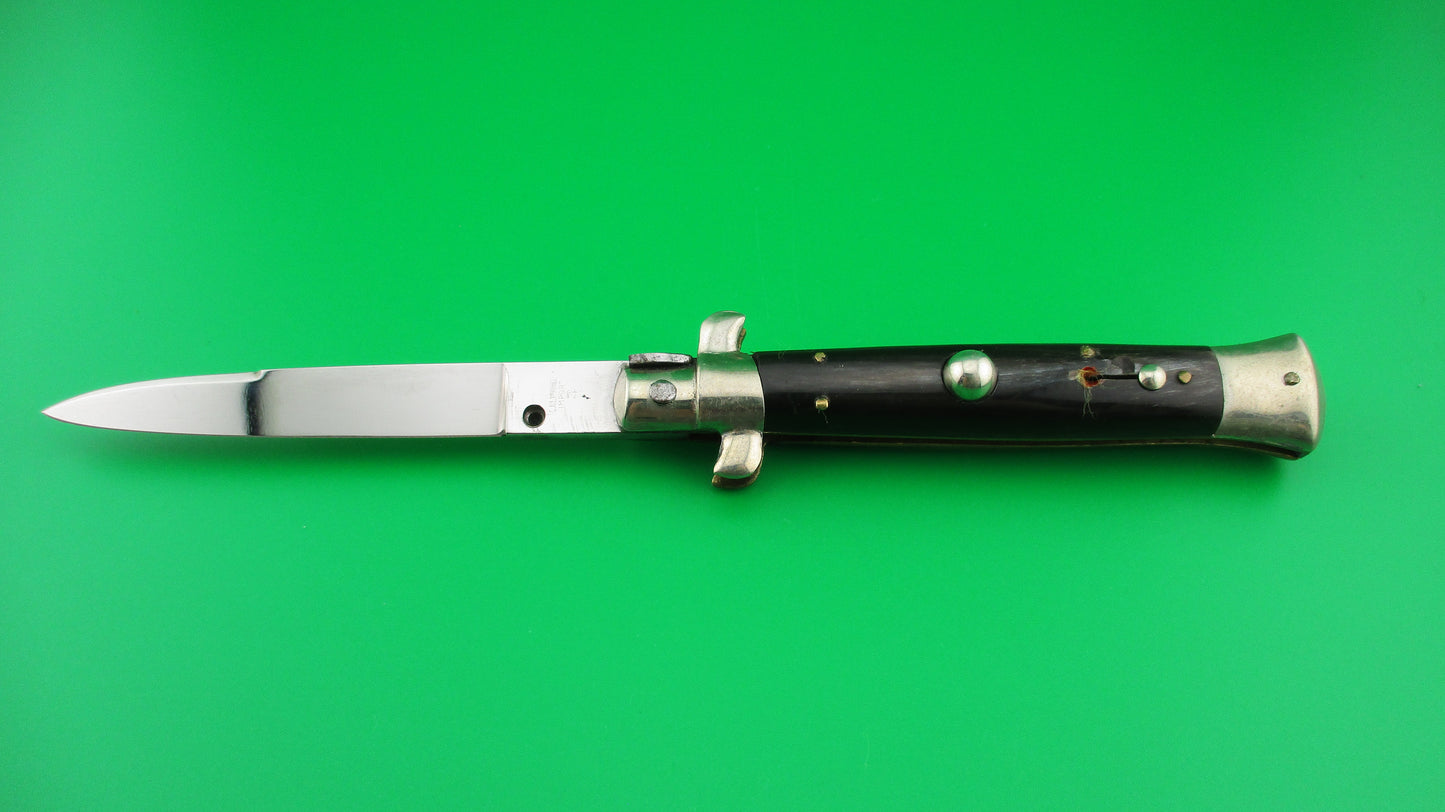C. Jul Herbertz IMPORT 20cm Italian Transitional Stiletto Red dot switchblade knife NOS