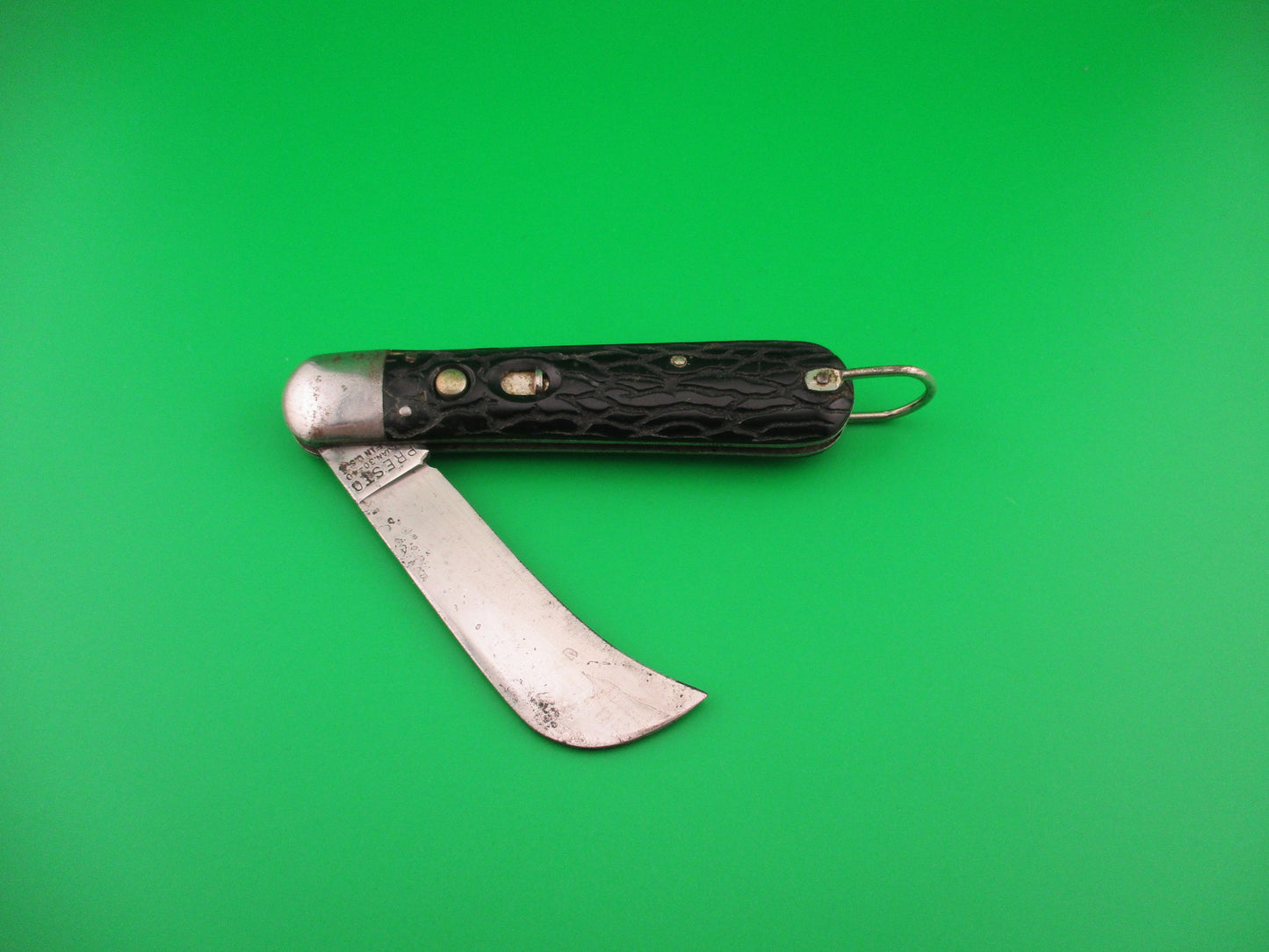 PRESTO M2 Paratrooper Hawkbill blade WWII vintage automatic knife