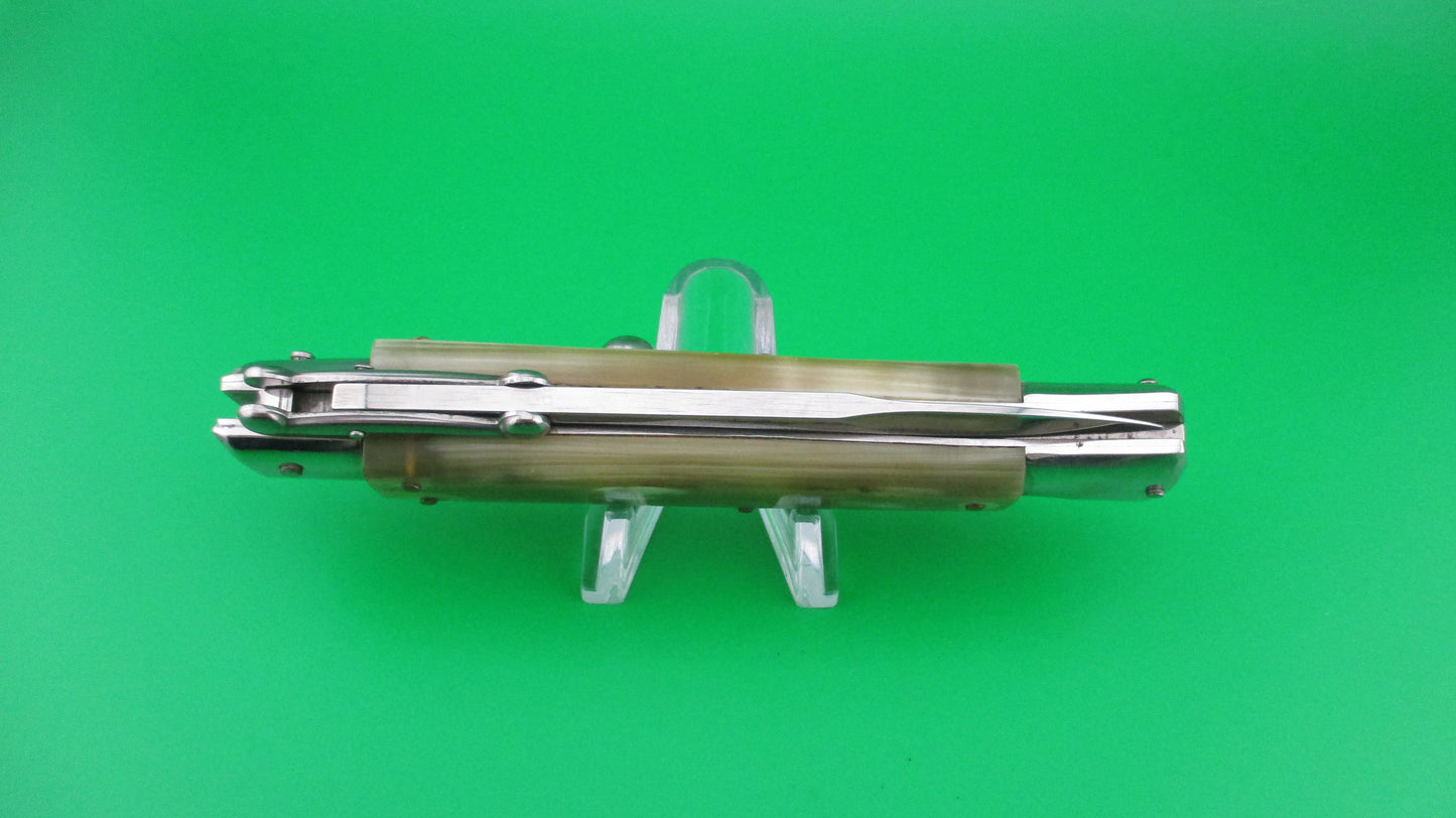 AKC Italy 23cm Italian Swing guard Honey horn automatic knife