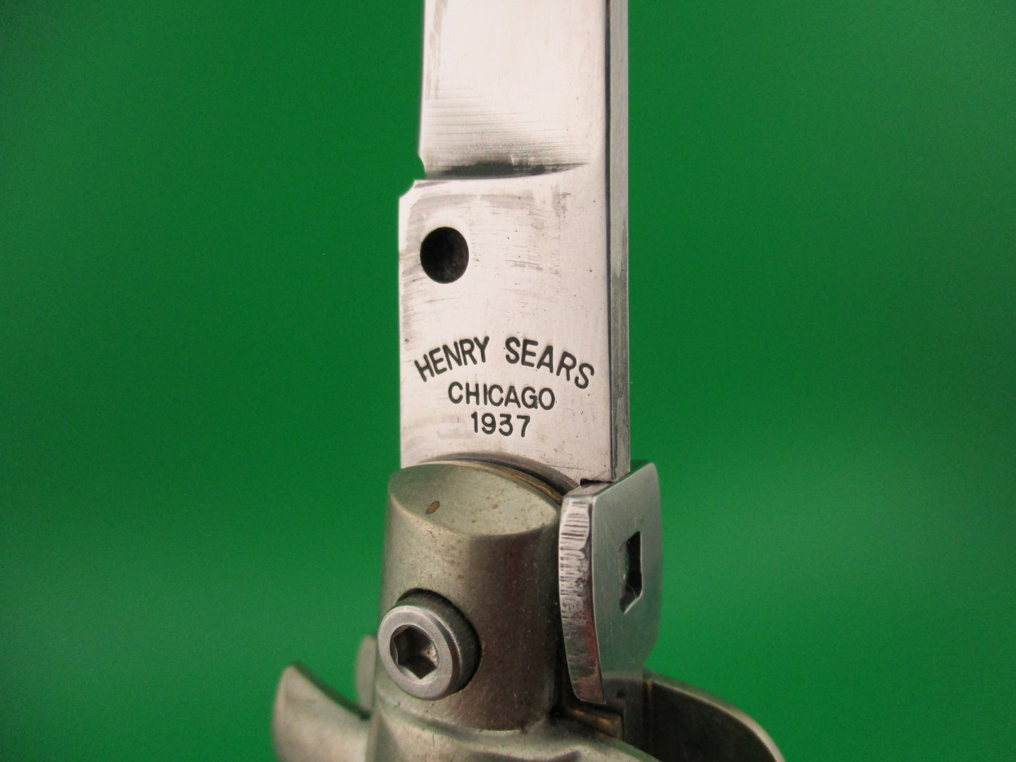 HENRY SEARS CHICAGO 1937 22cm Italian Swivel bolster automatic knife